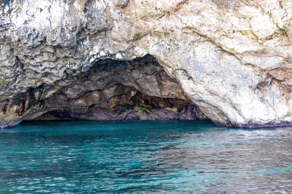 Entrance to the Blue Grotto, Sicily, Italy