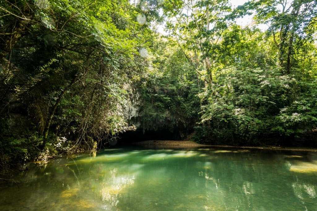 View of Crystal Caves, Belize