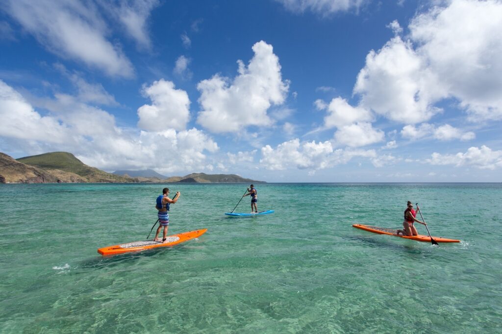 St Kitts, one of the best places to paddle board