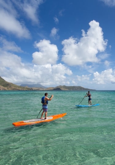 St Kitts, one of the best places to paddle board