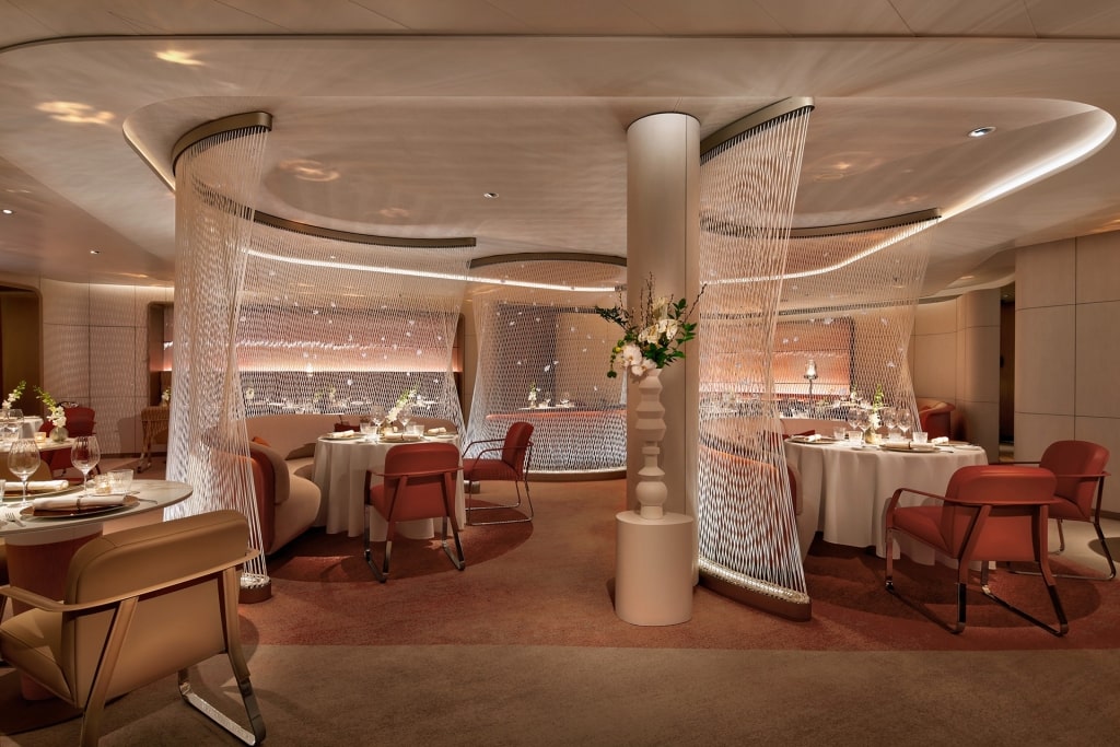 Interior of Le Voyage on Celebrity Beyond