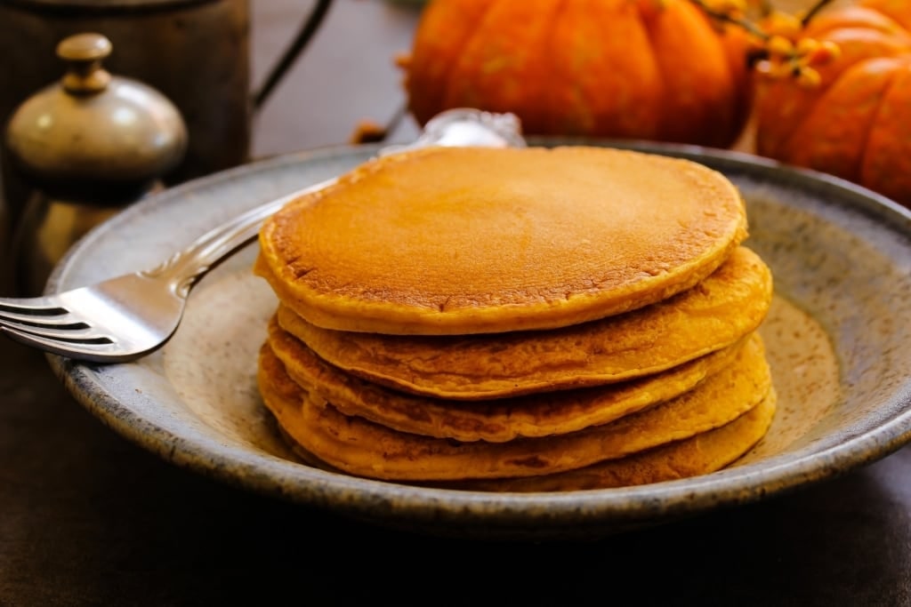 Plate of Arepa di pampuna