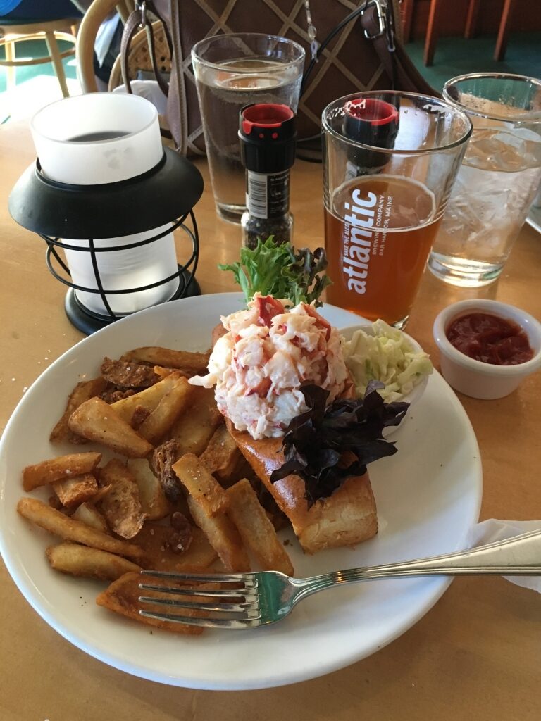 Food and beer at the Atlantic Brewing Company