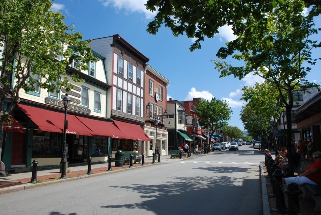 Street view of Sherman’s Book Store