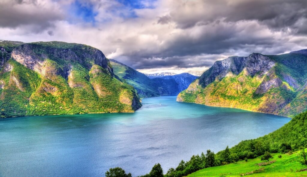 Landscape of Aurlandsfjord