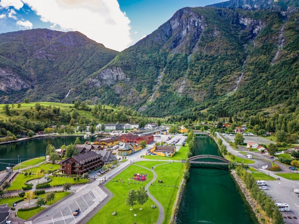 Landscape of Flåm Norway