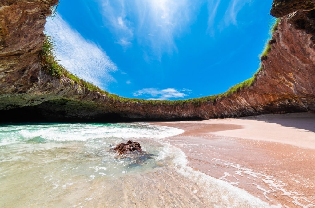 Beautiful view of Playa del Amor, Puerto Vallarta