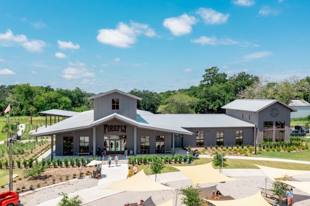 View of Firefly Distillery, Wadmalaw Island