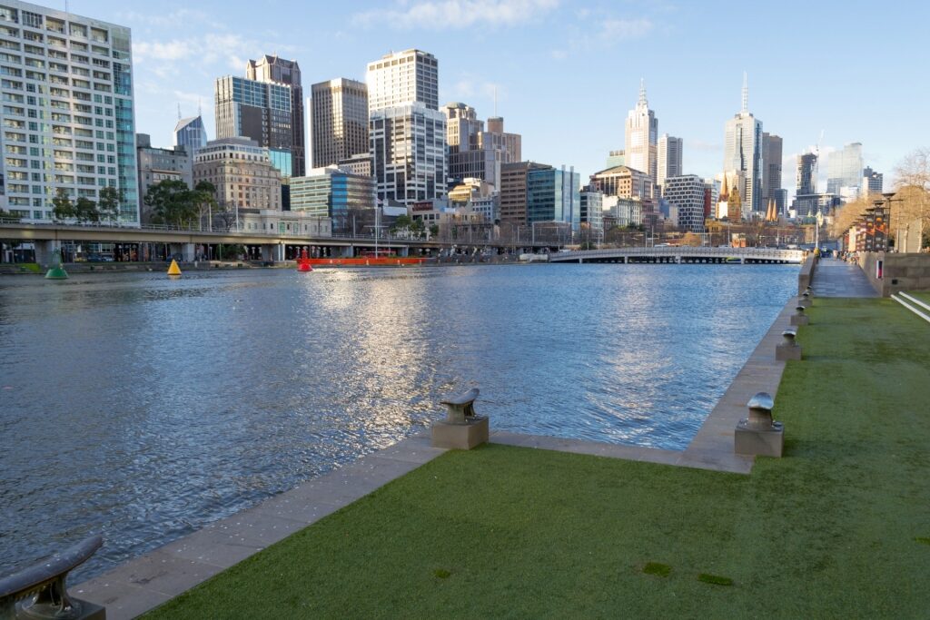 View from Southbank Promenade
