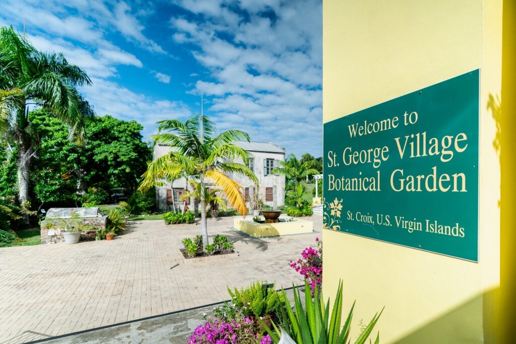 Entrance to St. George Village Botanical Garden, St. Croix
