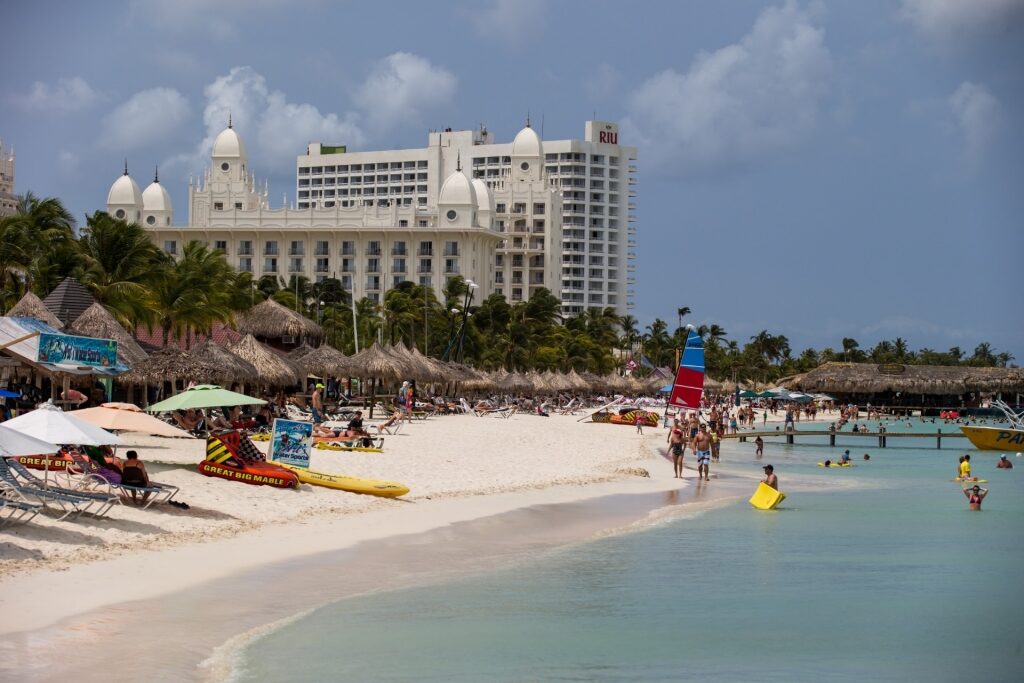 Visit Palm beach, one of the best things to do in Aruba