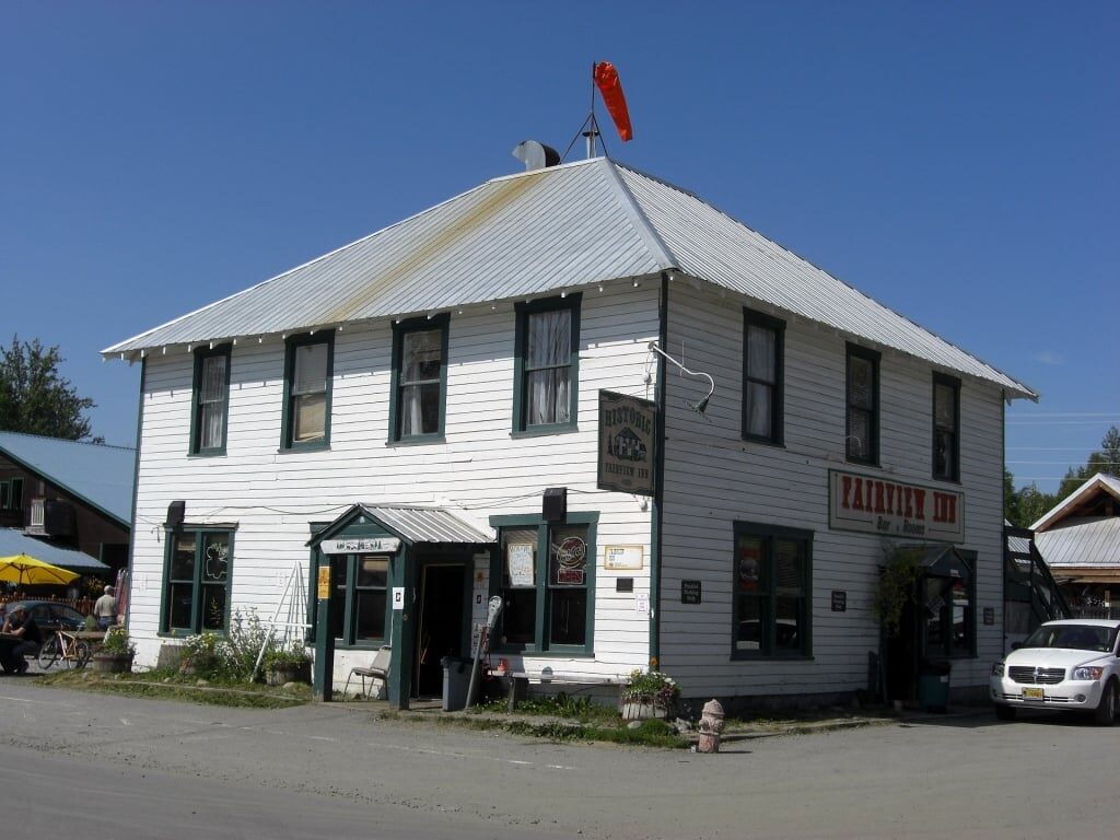 White facade of Fairview Inn