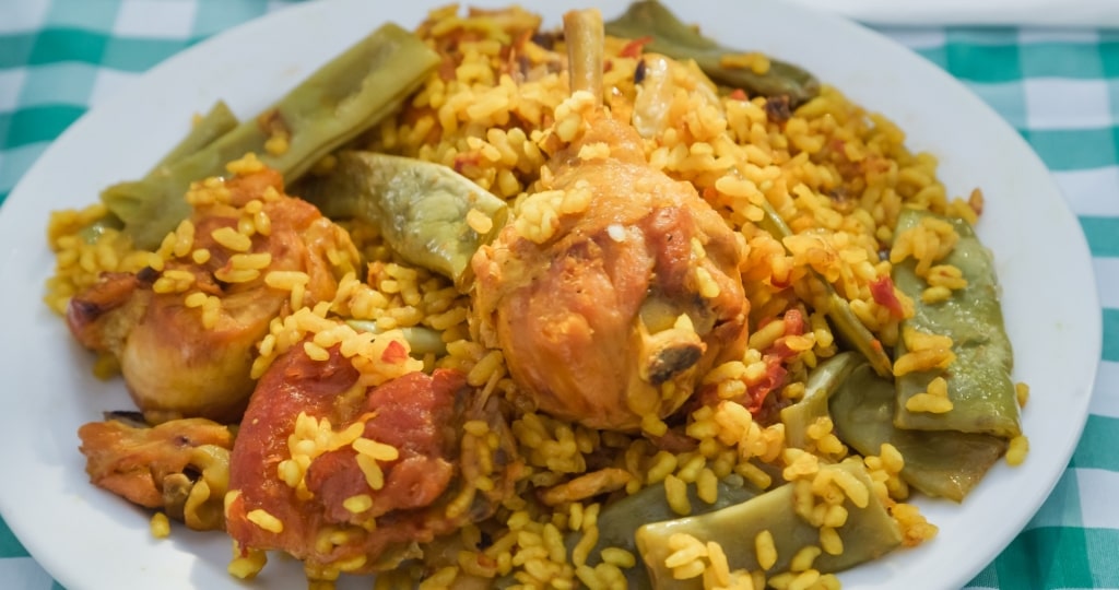 Plate of Paella