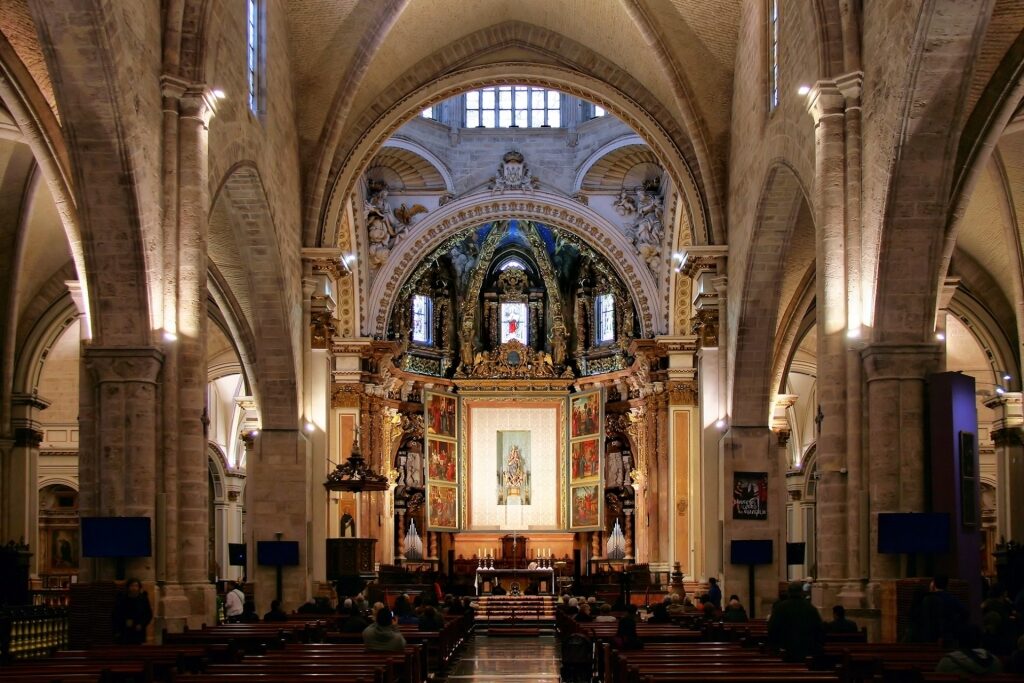 Interior of Valencia Cathedral