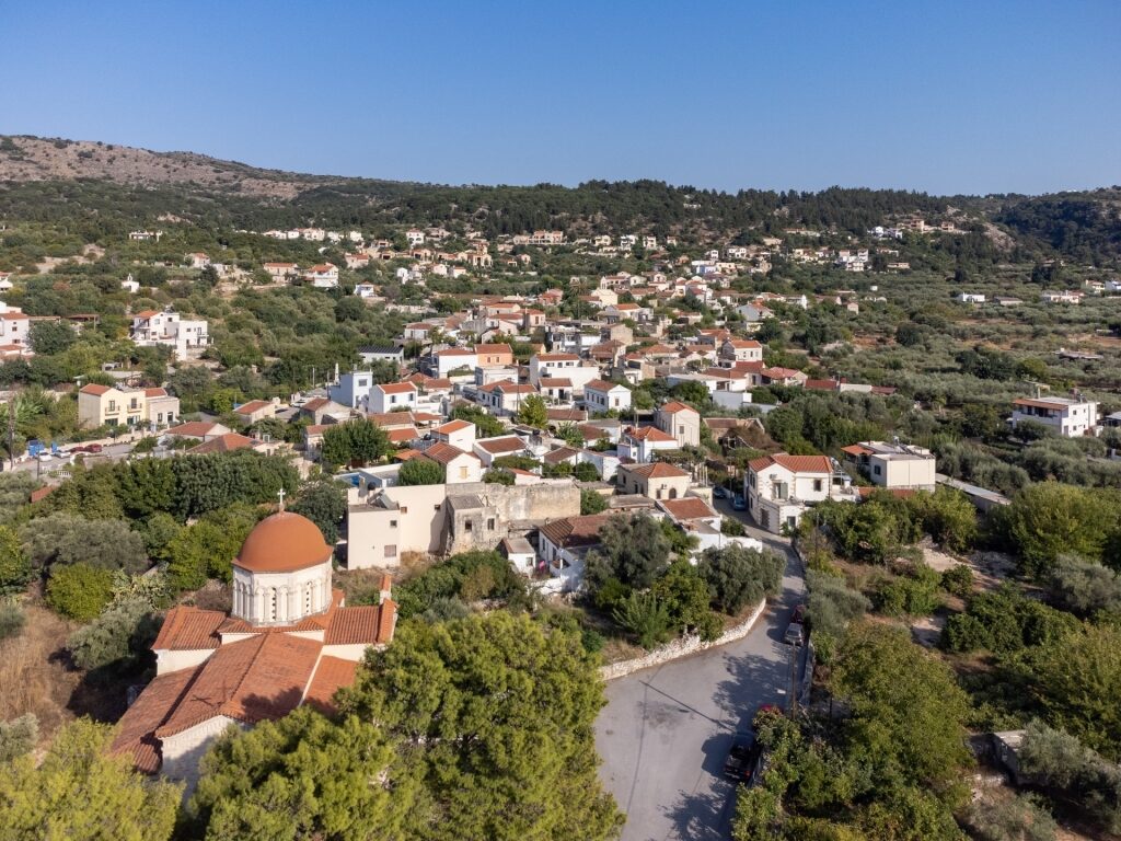 Aerial view of Gavalochori