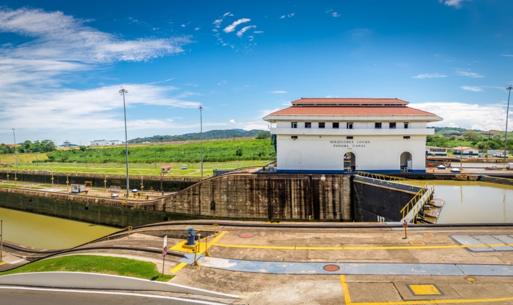 View of the Miraflores Locks