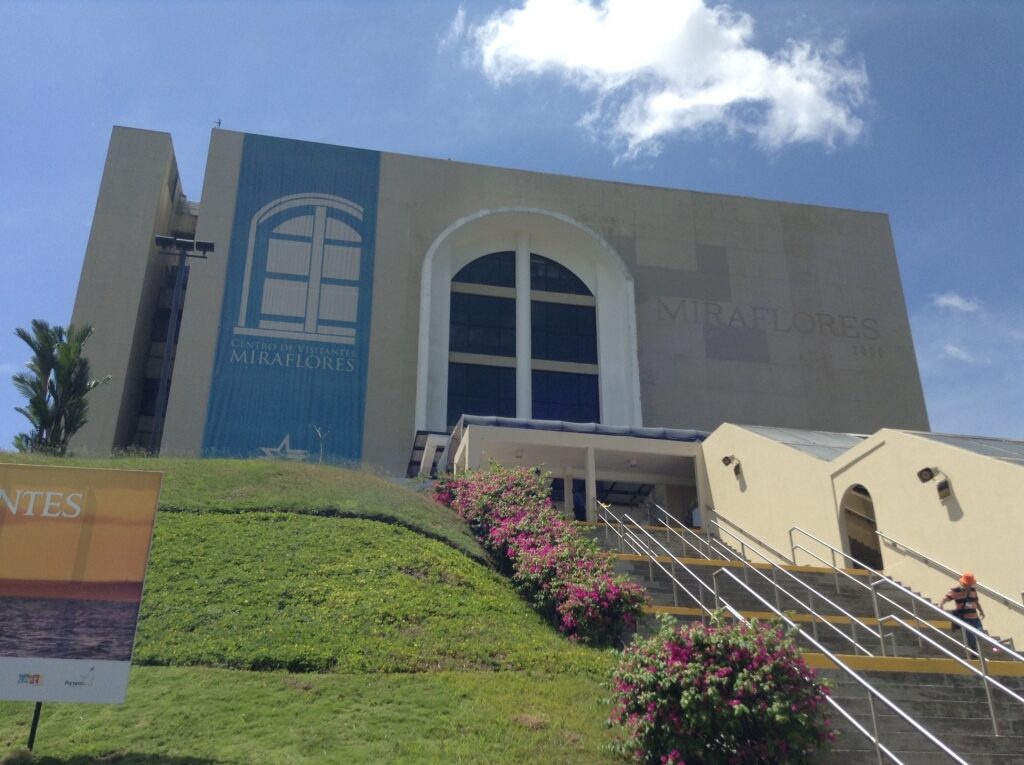 Exterior of Miraflores Visitor Center