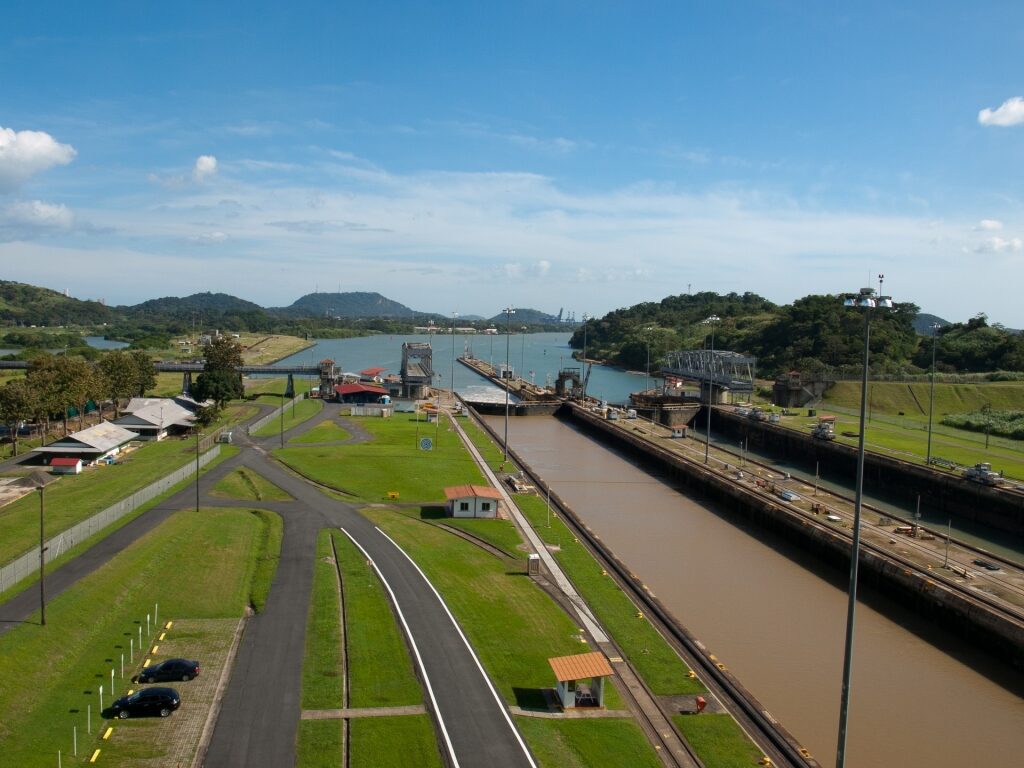 View of the Panama Canal