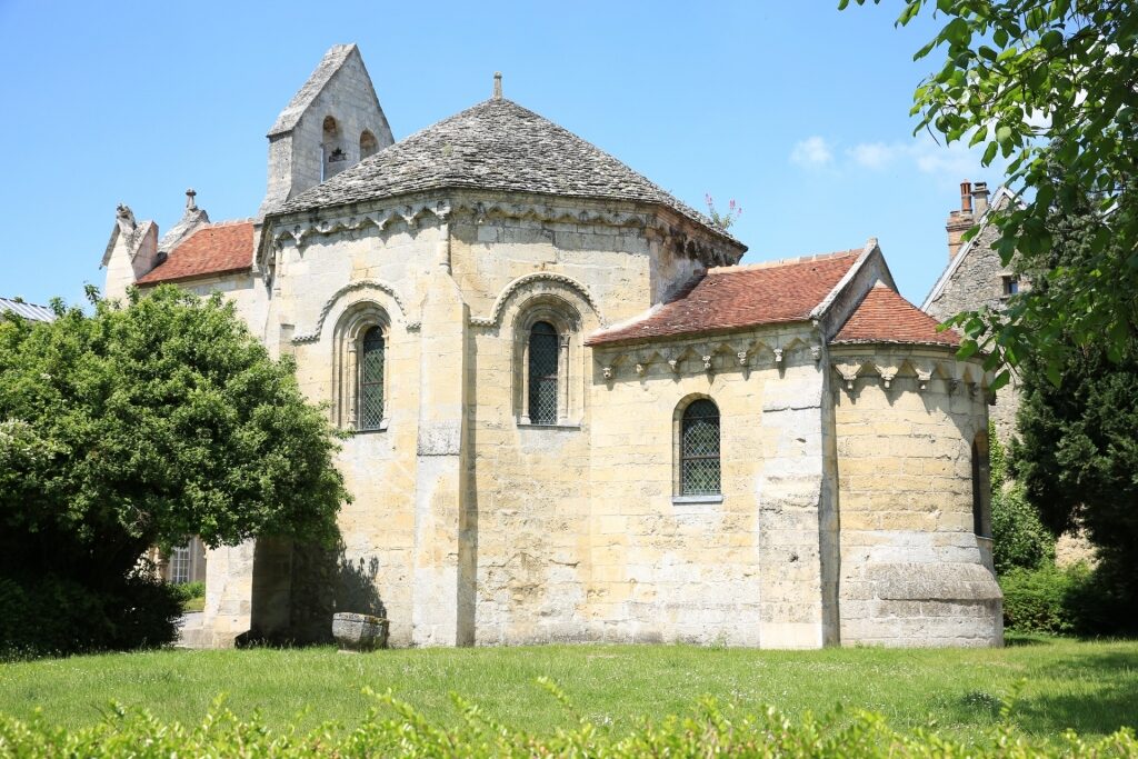 Exterior of the Romanesque Chapel of the Templars of Laon, Laon