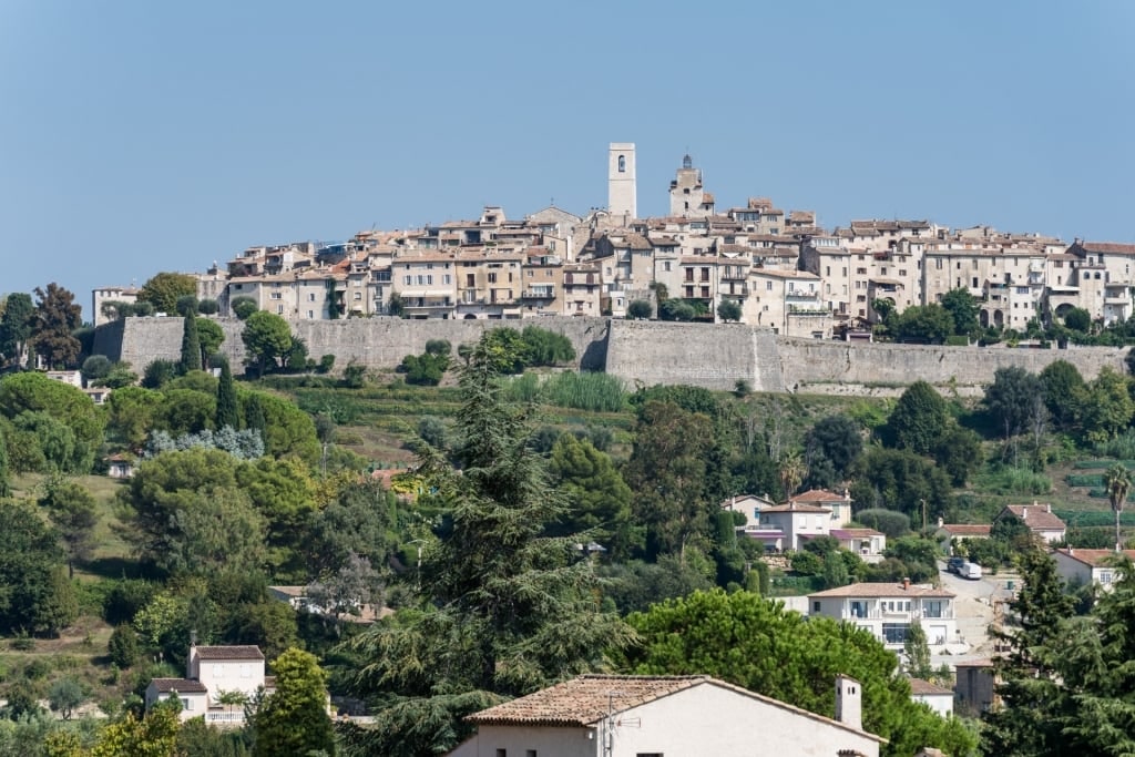 Pretty landscape of Saint-Paul-de-Vence, Alpes-Maritimes