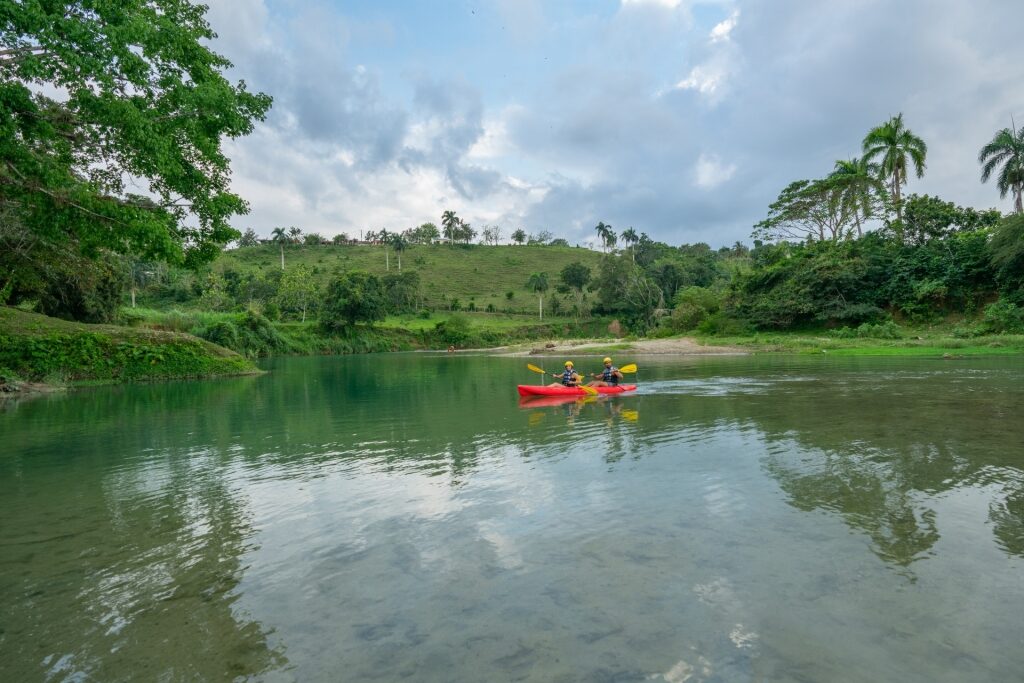 Kayaking in the Dominican Republic