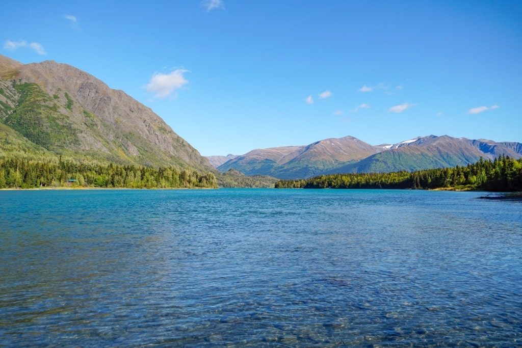 Calm waters of Kenai River, near Seward