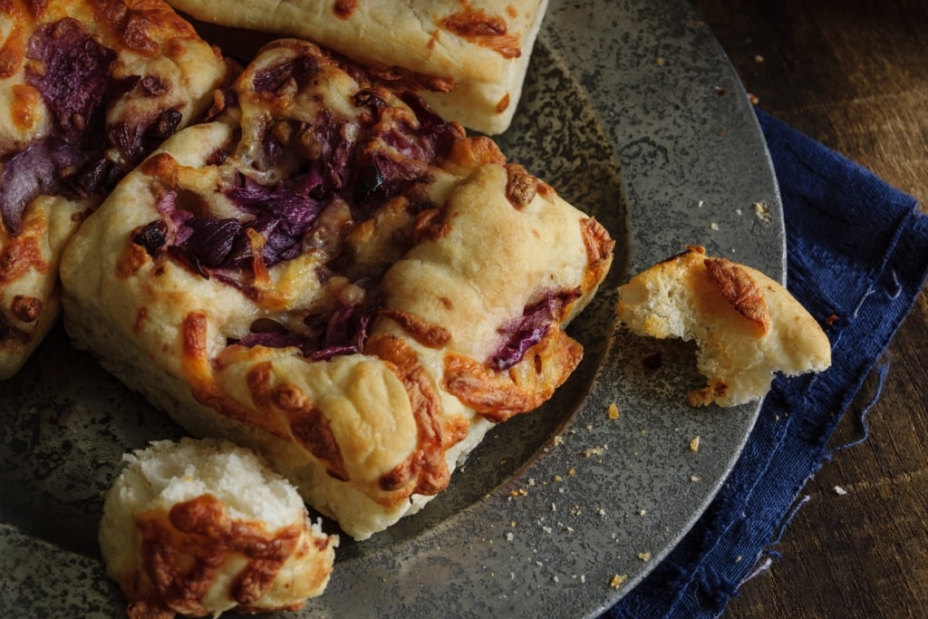 Plate of focaccia