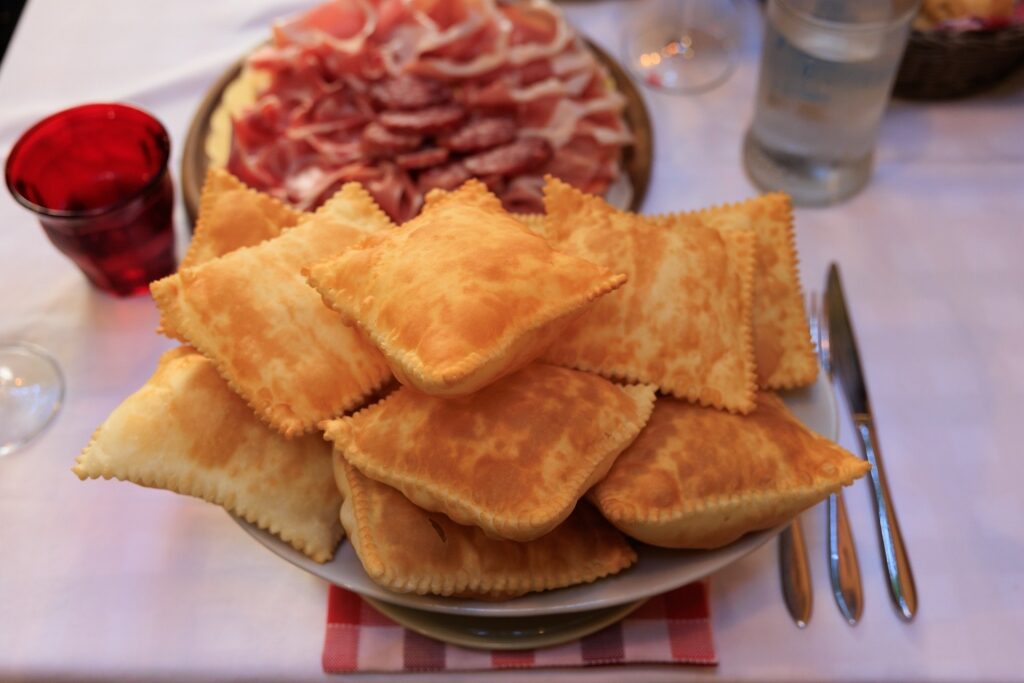 Plate of Torta fritta