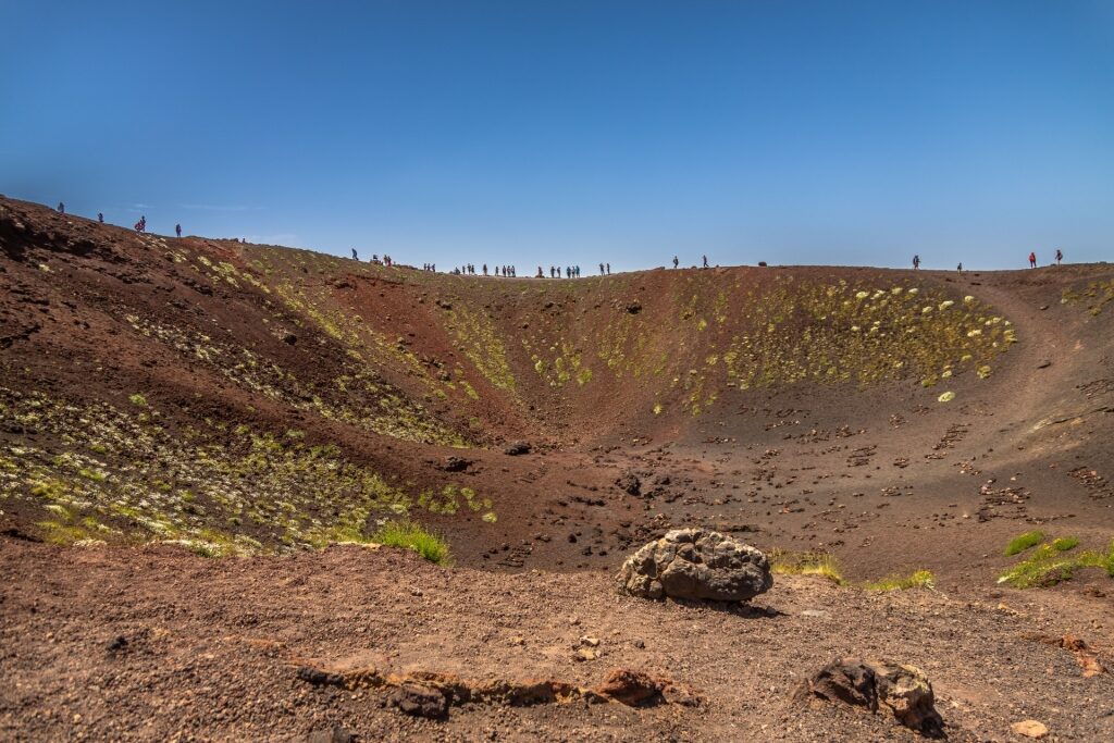 View of Silvestri Craters in Mt. Etna, Sicily