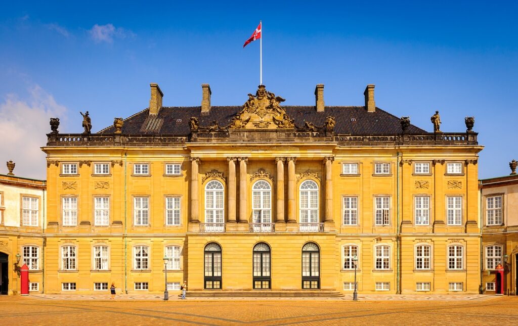 Exterior of Amalienborg Palace Museum