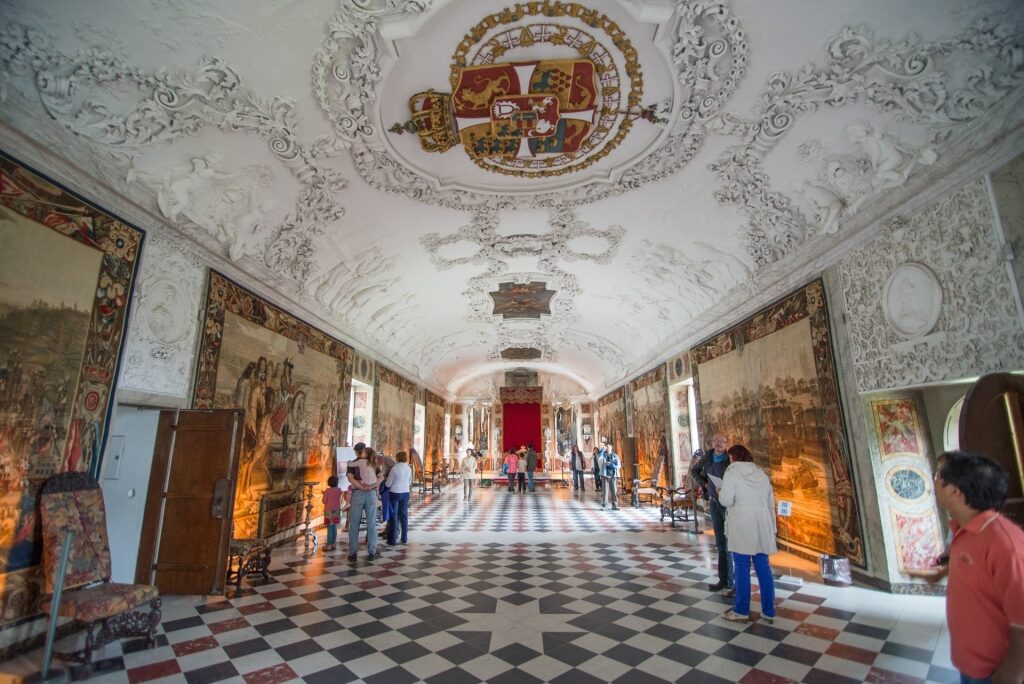 View inside the Rosenborg Castle