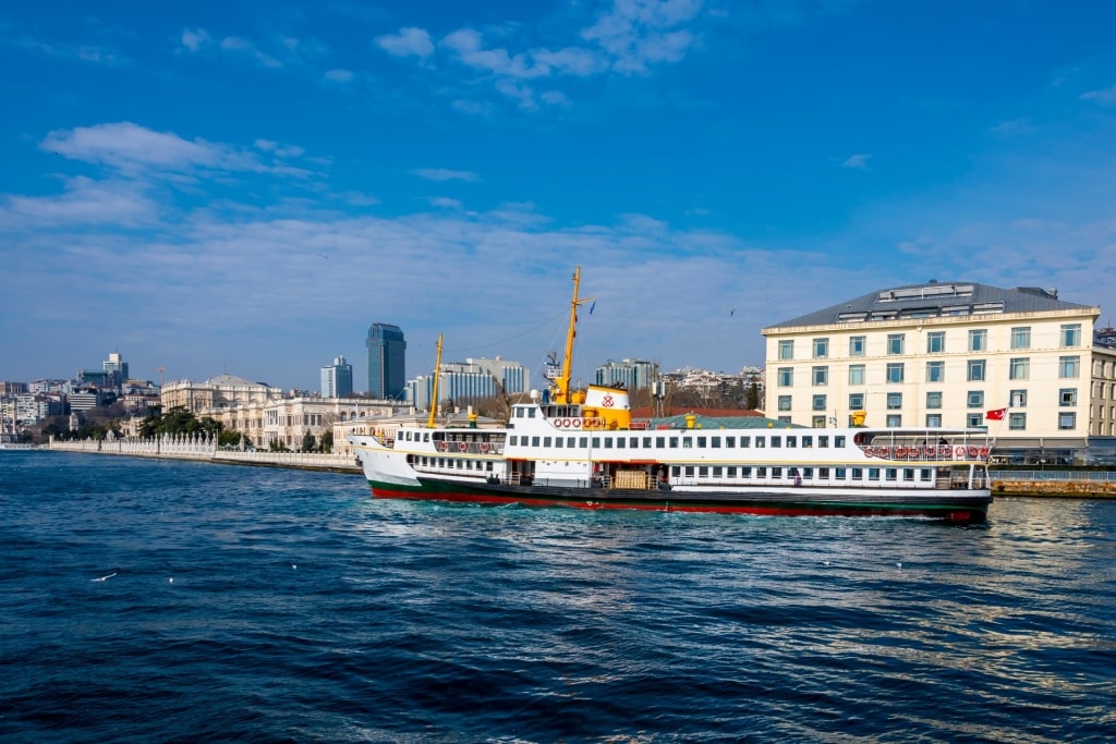 Waterfront view of Besiktas Ferry Pier