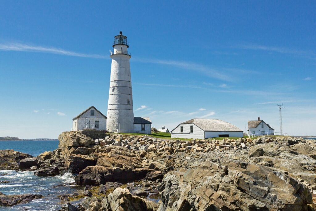 Lighthouse in Boston Harbor Islands, Massachusetts