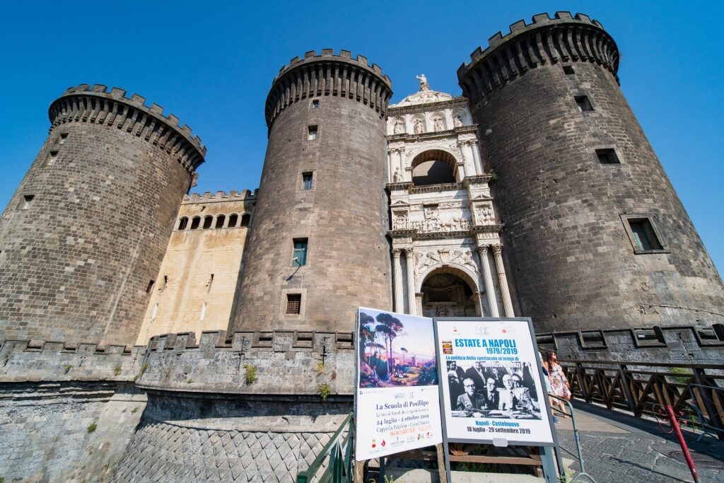 Visit Castel Nuovo, one of the best things to do in Naples Italy