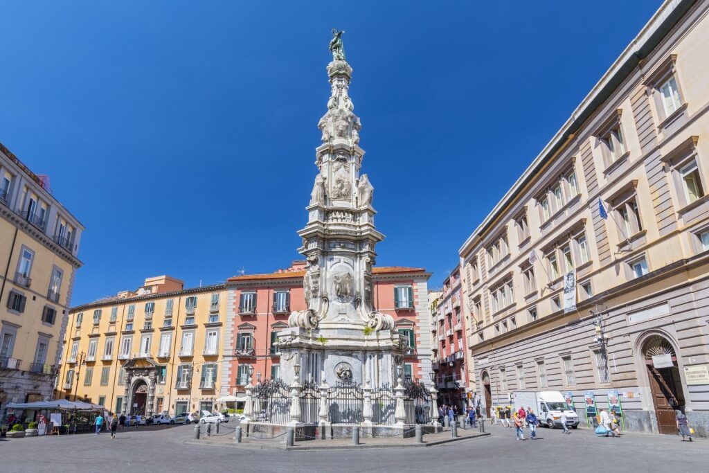 View of Gesu Nuovo Square