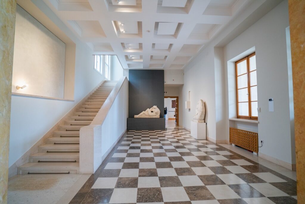 Interior of Mestrovic Gallery, Split