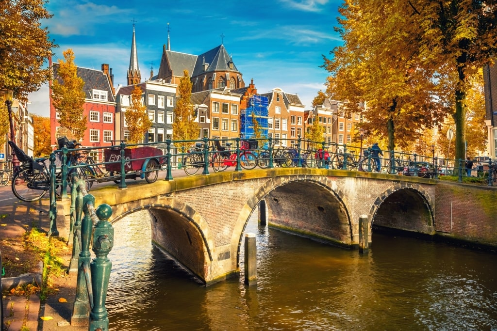 View of the Amsterdam Canals