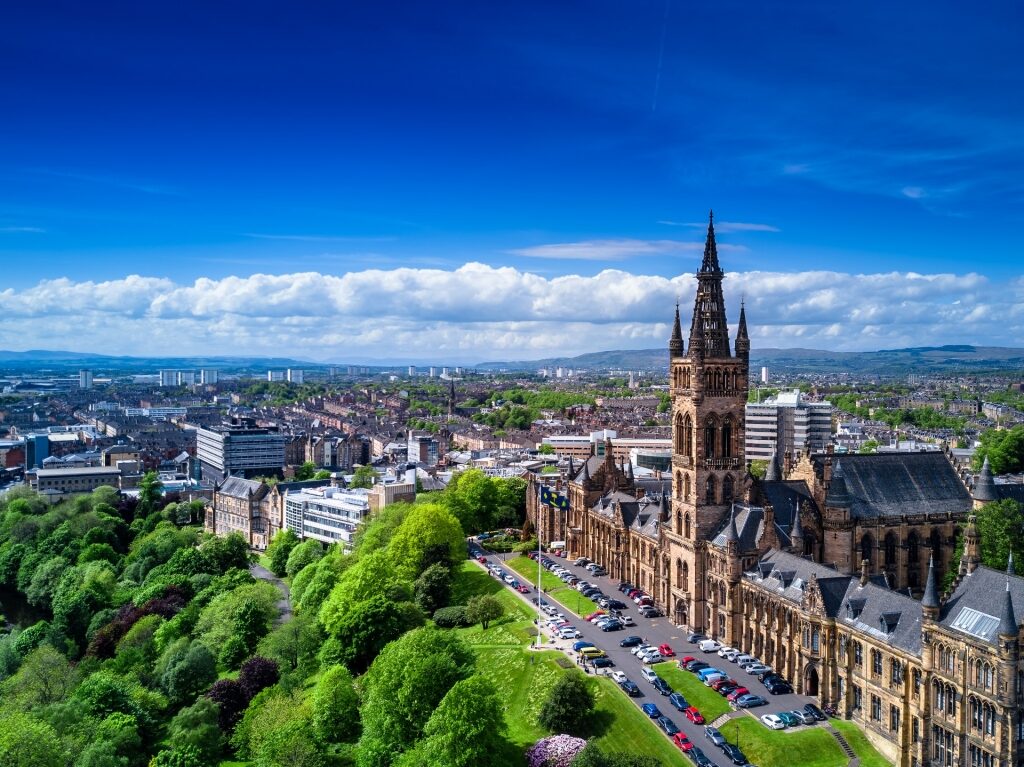 City view of Glasgow