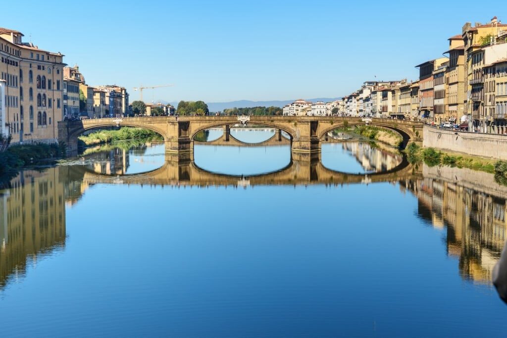 Ponte Santa Trinita, one of the best bridges of Florence