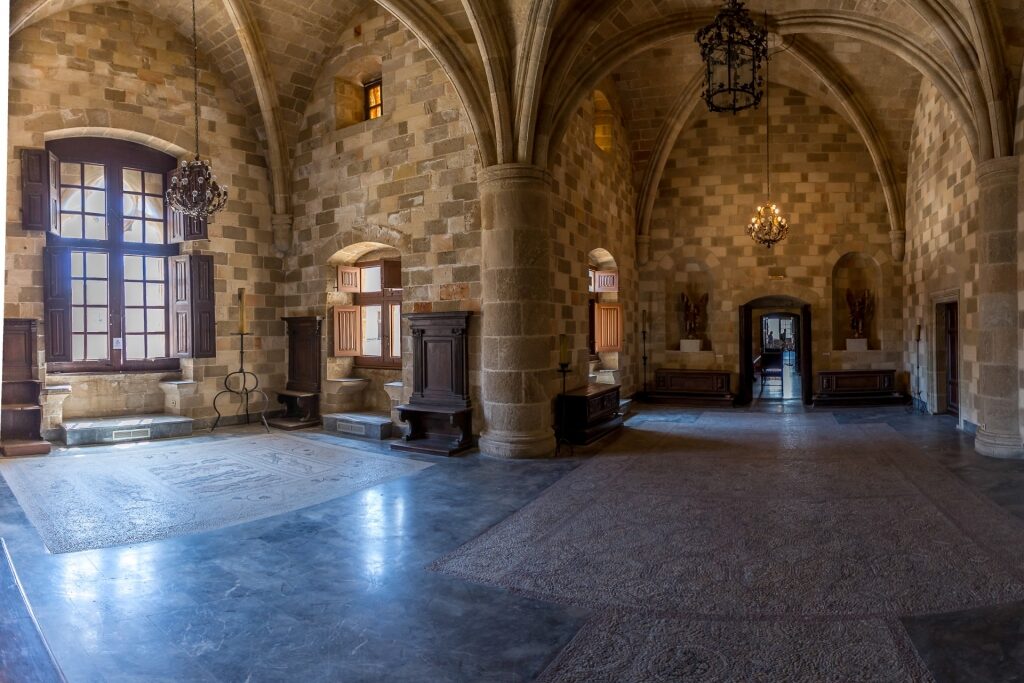 Interior of Palace of the Grand Master, Rhodes