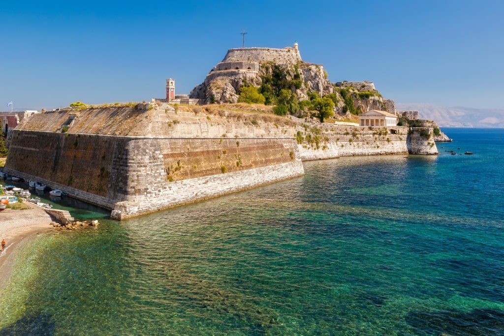 View of the Old Fortress from the water