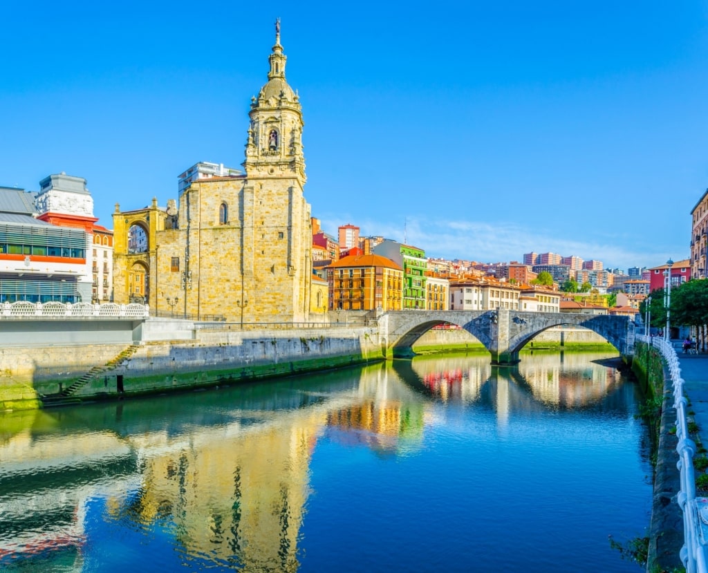 Church of San Anton with view of the canal