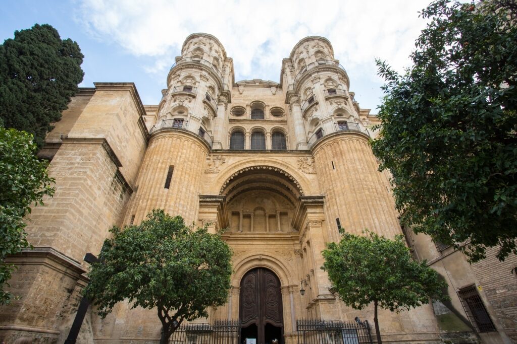 Exterior of Malaga Cathedral