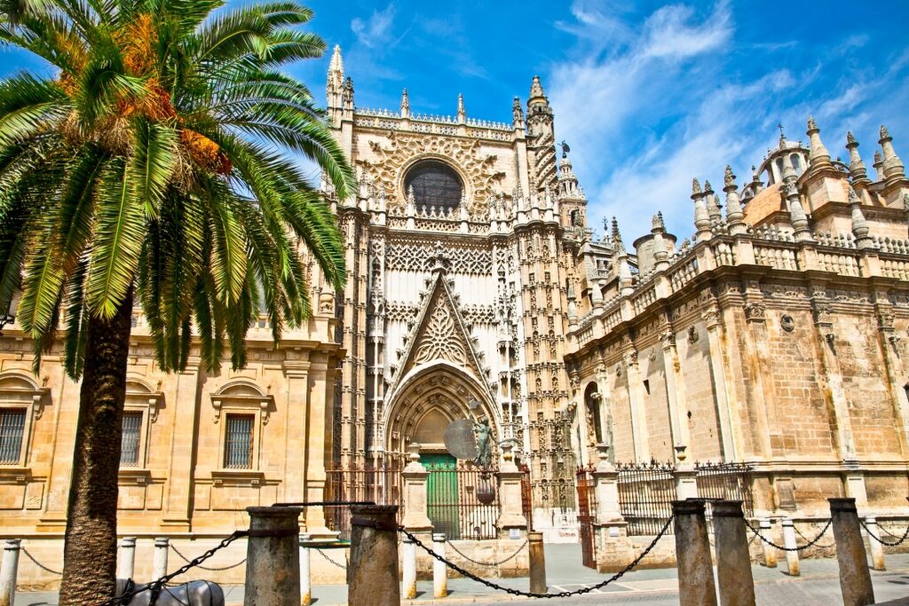 Majestic exterior of Seville Cathedral, Seville