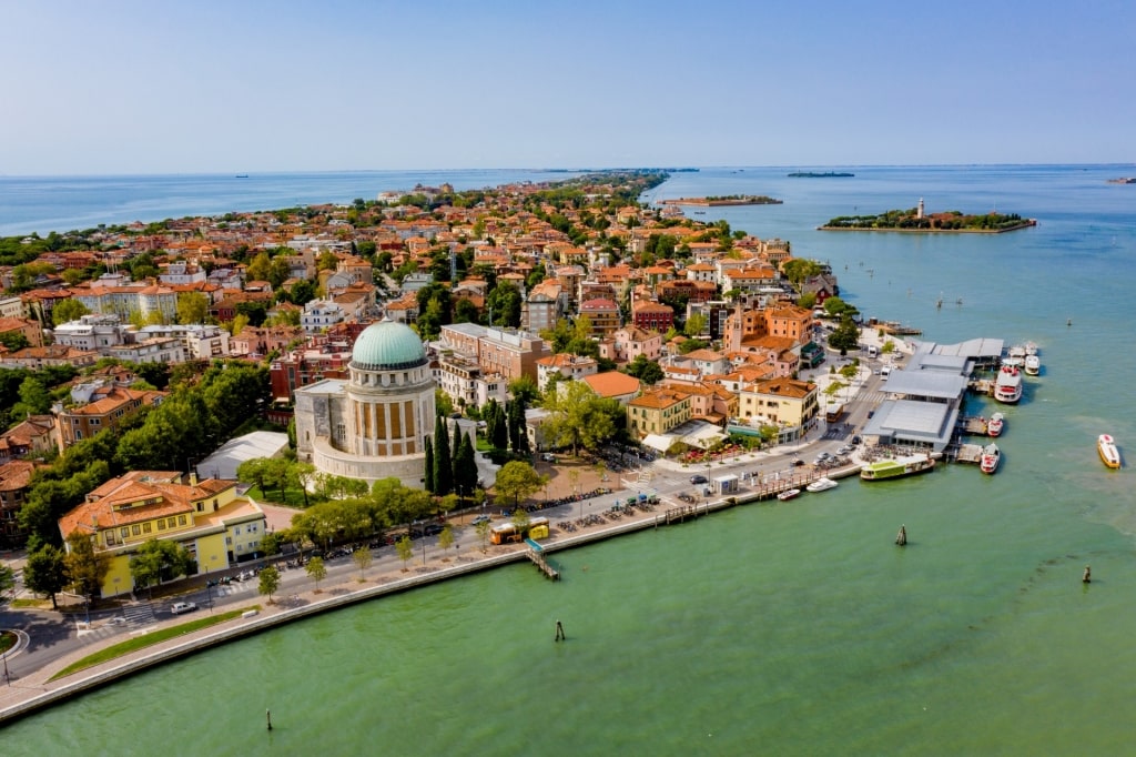 Aerial view of Venice