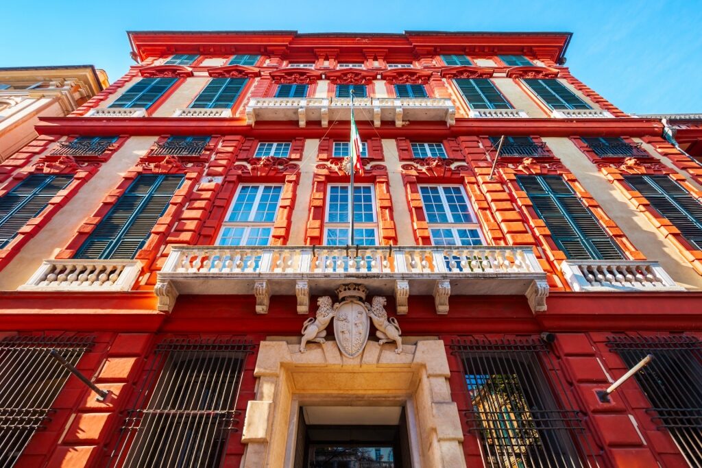 Rosso Palace in Genoa