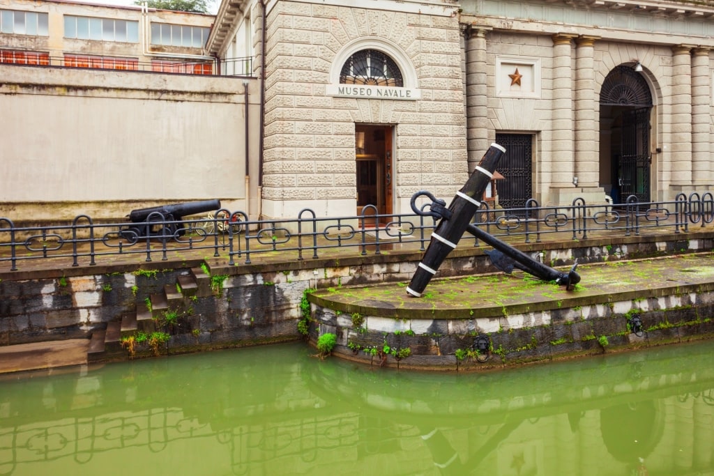 Exterior of Technical Naval Museum, La Spezia