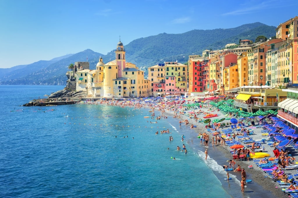 Colorful waterfront of Camogli