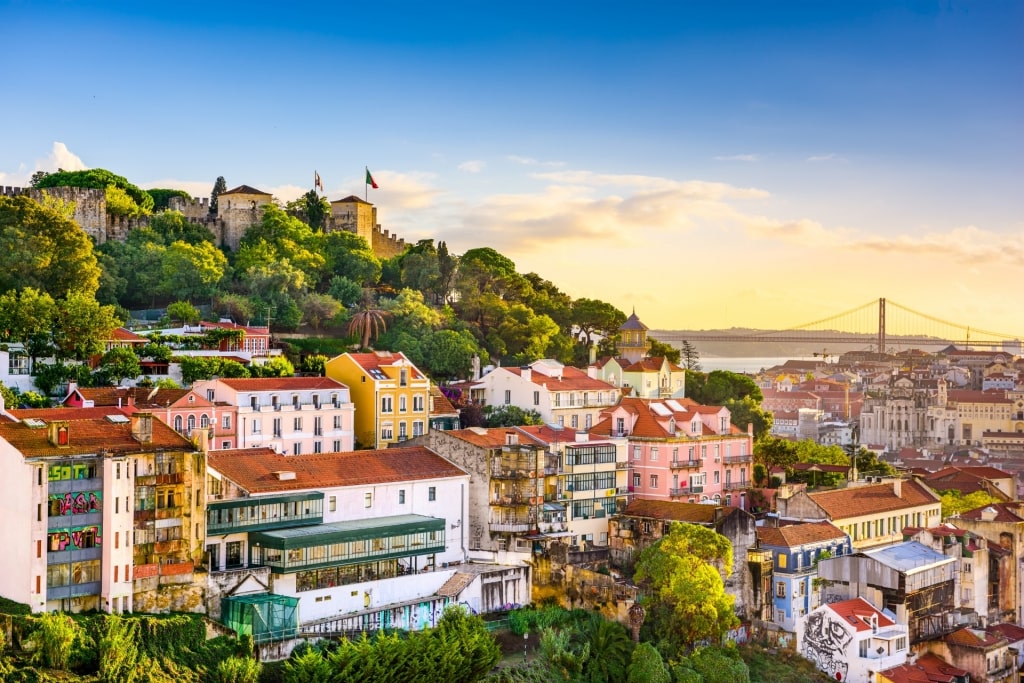 Skyline of Lisbon, Portugal