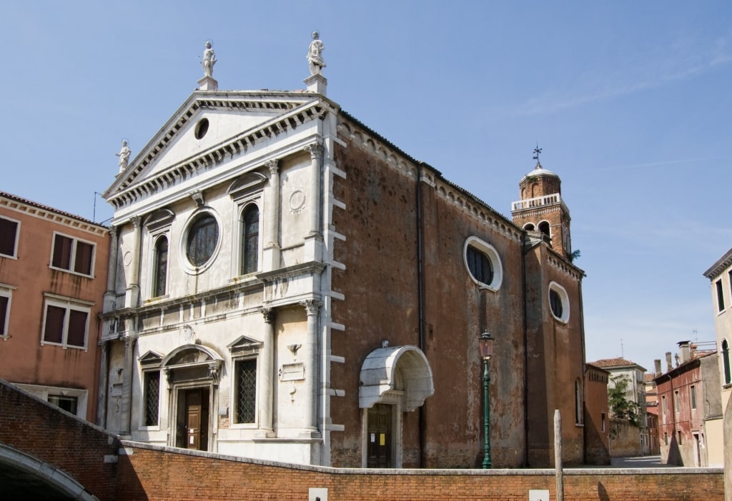 Exterior of San Sebastiano church